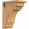 Ekena Millwork Pescadero Smooth Corbel w/Backplate, Western Red Cedar, 7 1/2"W x 12"D x 16"H COR08X12X16PEC01SWR - alternate 1